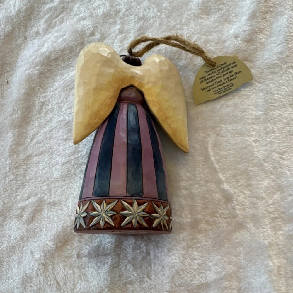 Jim Shore Heartwood Creek Angel Nativity Ornament Christmas 2015 Resin